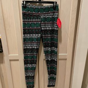 Joyland Leggings Holiday Christmas Size S NWT